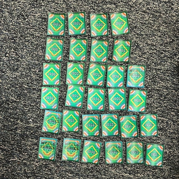 Score Collectors World Series Trivia by year 30 cards ranging from 1903-1952. - Picture 2 of 4